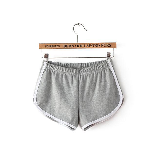2023 Womens Casual Shorts Loose Summer Gray simple pants 