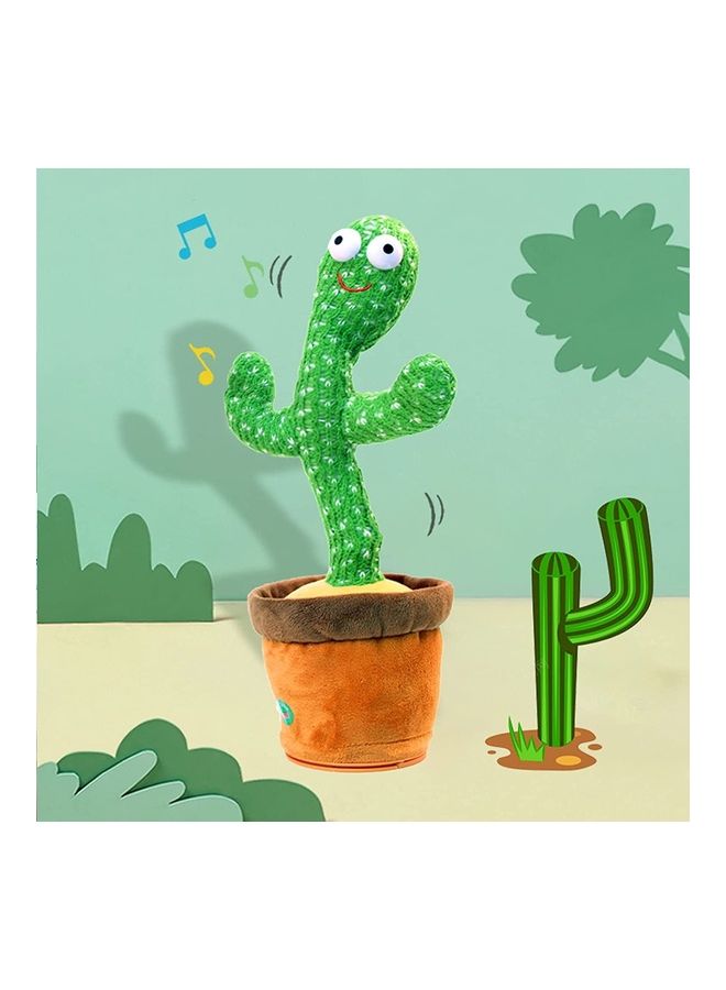 Electric Dancing Cactus Plant Stuffed Toy With Music