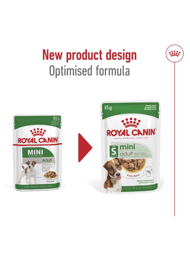 Royal Canin Wet Food Chunks in Gravy for Small Breed Adult Dogs 10+ Months & Up to 10kg, 12x85g - Image 3