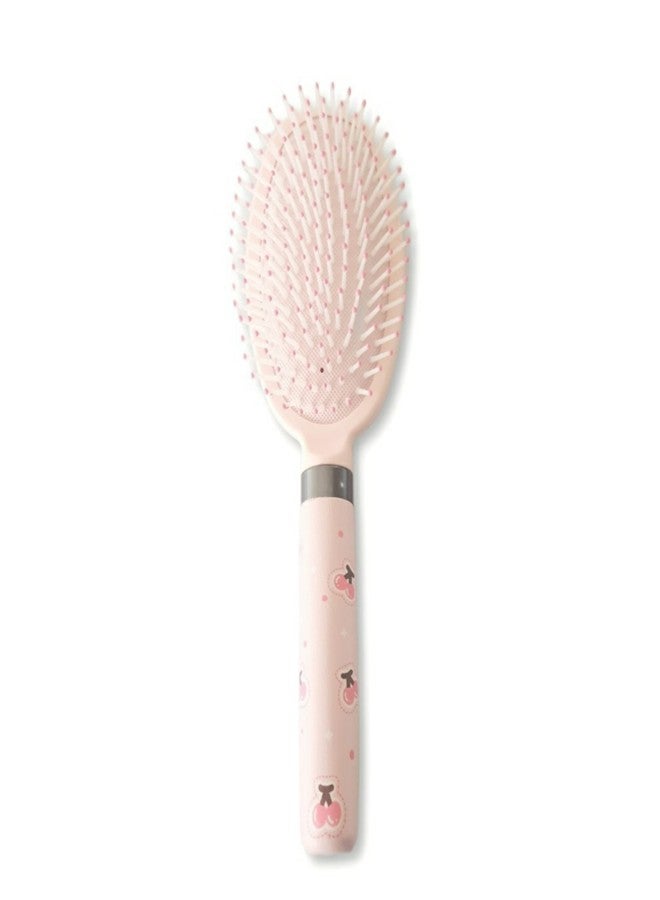 Tiamo Printed cute oval paddle hair brush set of 2 for men and women for hair styling and hair growth - Image 2