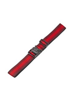 Locking Luggage Strap Black -Red - 604597