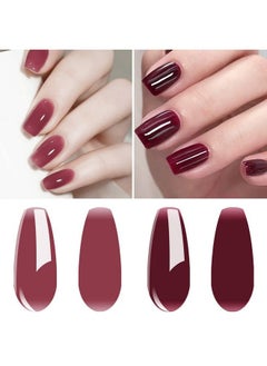 Duo Jelly Red Gel Polish 2 Pcs 15Ml Wine Red Burgundy Translucent Gel Nail Polish Soak Off Uv Gel Polish Clear Neutral Color Nail Gel Nail Art Manicure At Home 0.51 Fl Oz - pzsku/Z7EEAAB7B2EC6BD4053ECZ/45/_/1677913994/7a3e0d6c-deaa-4c63-b013-04595ac94750