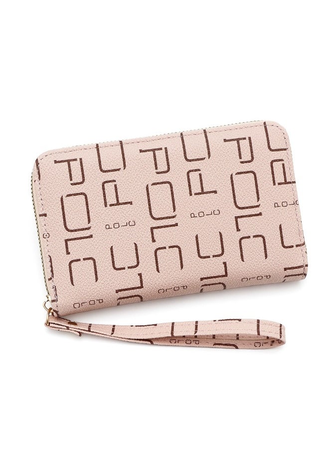 NIBEMINENT Women's Card Bag Fashion Zipper Purse Printed Business Card Bag Large Capacity Clutch Purse Coin Purse  - Image 1