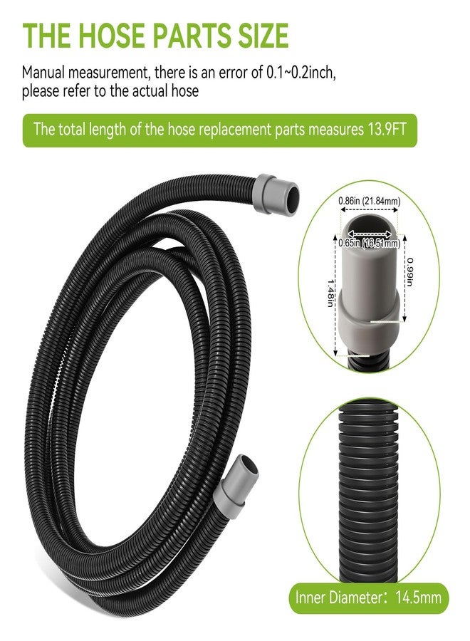HCLSY A20014 Ribbed Hosing Replacement for Fluval 106/107/206/207 Canister Filter, 13.9Ft Aquarium Tubing, Aquarium Filter Replacement Part, 4.23m Canister Filter Replacement Parts - Image 5