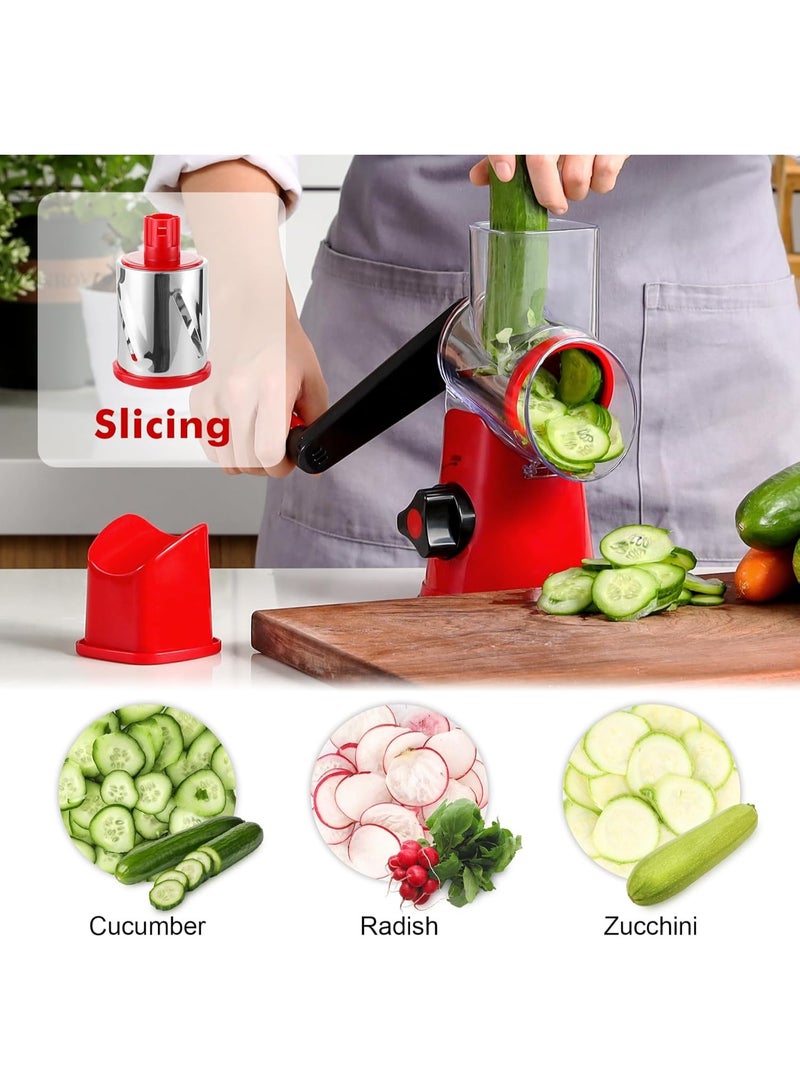 Multi Function Rotary Grater Vegetable Cutter multicolour 0.64kg - Image 3