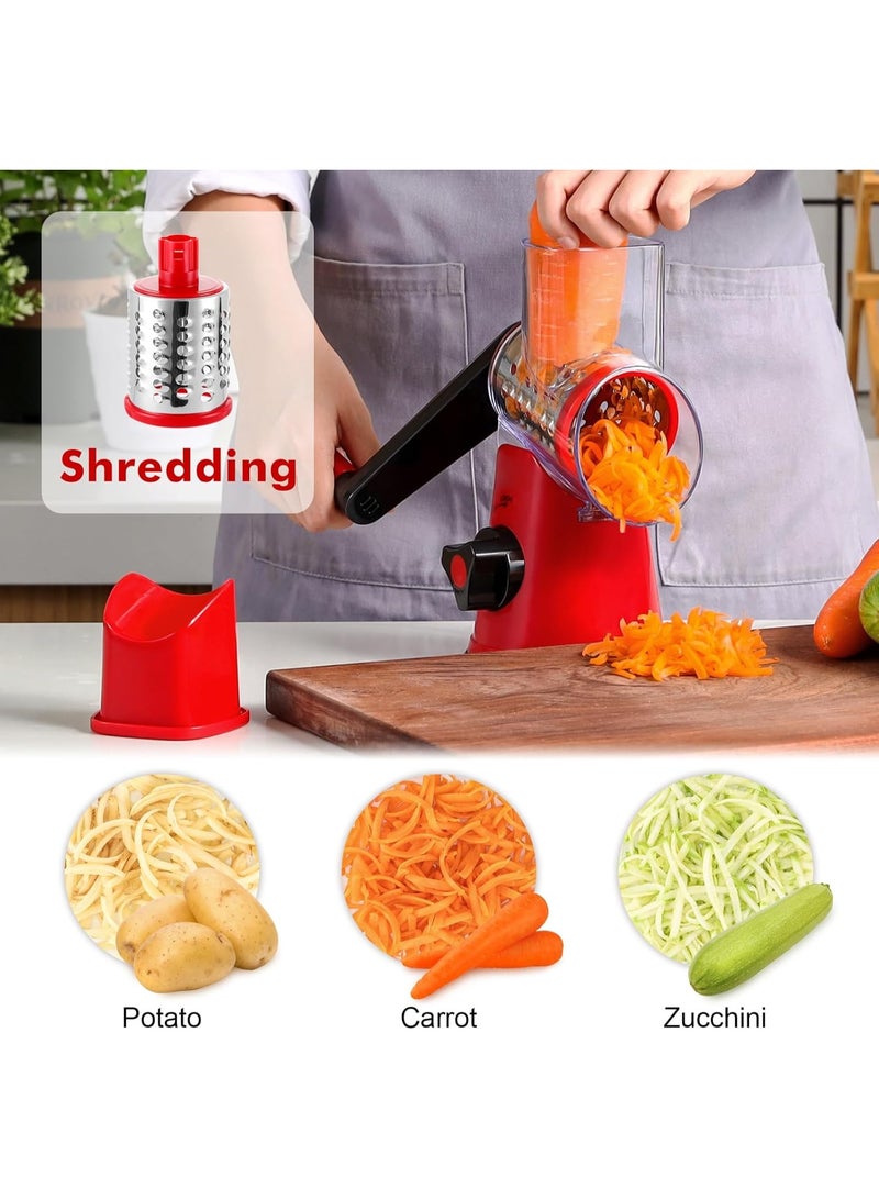 Multi Function Rotary Grater Vegetable Cutter multicolour 0.64kg - Image 1
