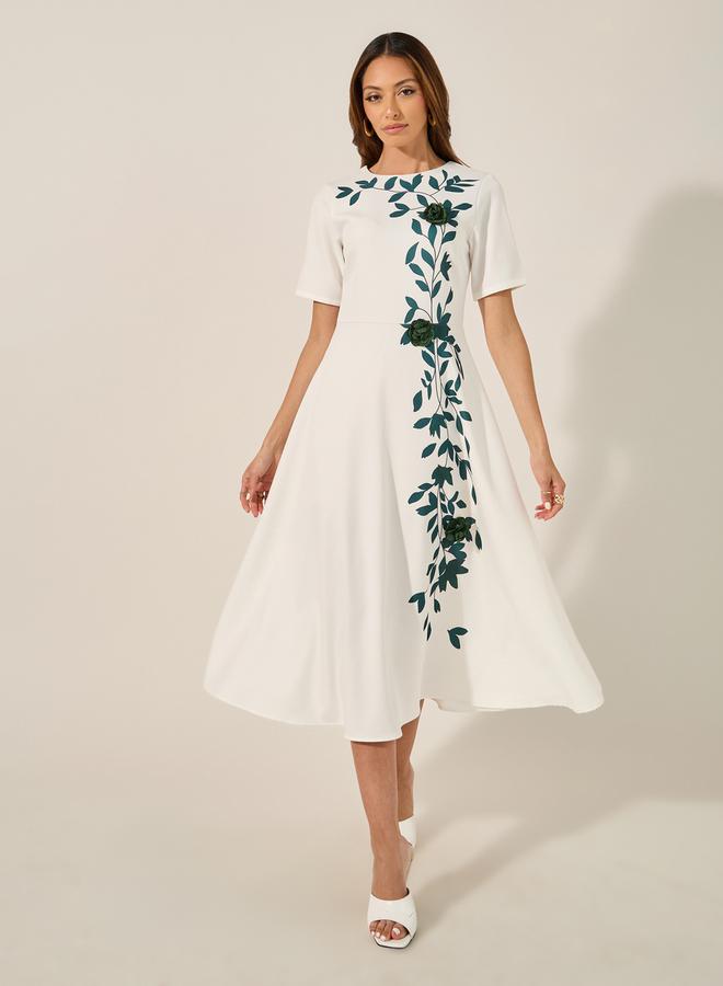 Floral A-Line Dress