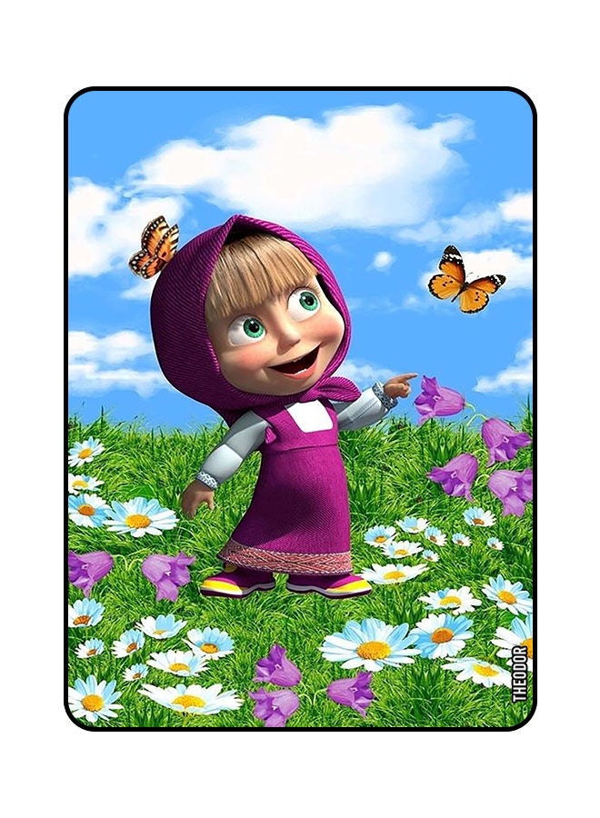 Theodor Protective Flip Case For Xiaomi Pad 6/ Pad 6 Pro 11 Inch 2023 With Trifold Stand Auto Wake Sleep Shockproof Cover Masha And Butterfly - Image 1