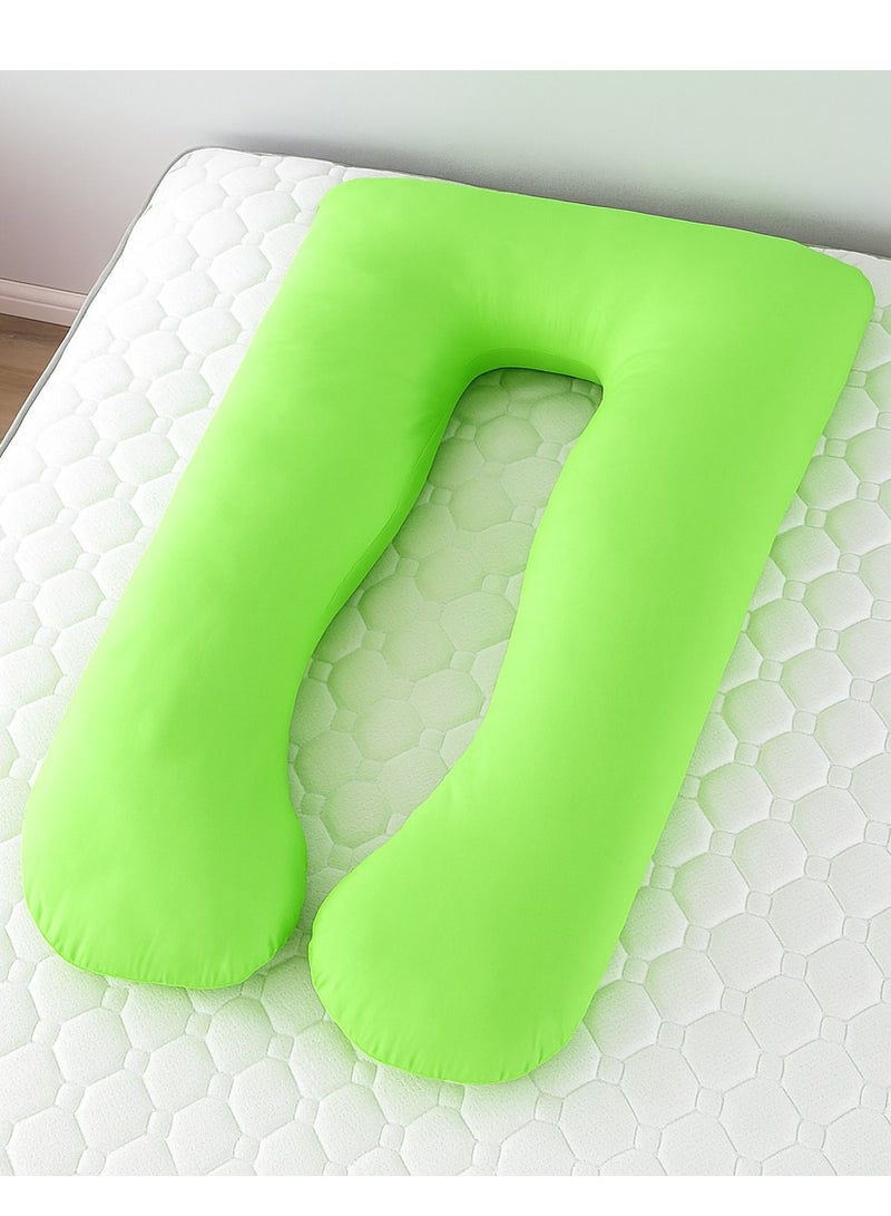 Bluejw U-Shaped Full Body Pregnancy Cotton Pillow Pregnancy Pillows For Sleeping 80x155cm  - Image 2