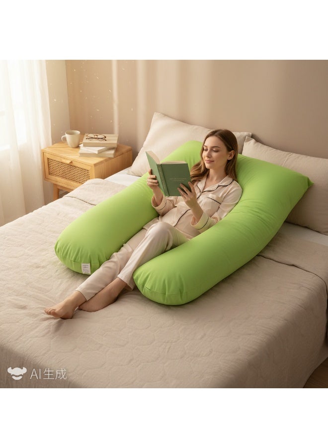 Bluejw 80x155cm U-Shaped Full Body Pregnancy Cotton Pillow Pregnancy Pillows For Sleeping - Image 3