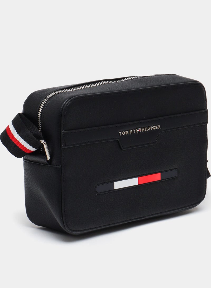 Tommy Hilfiger Plus Tommy Hilfiger Crossbody Messenger Mens Bag Black  - Image 2
