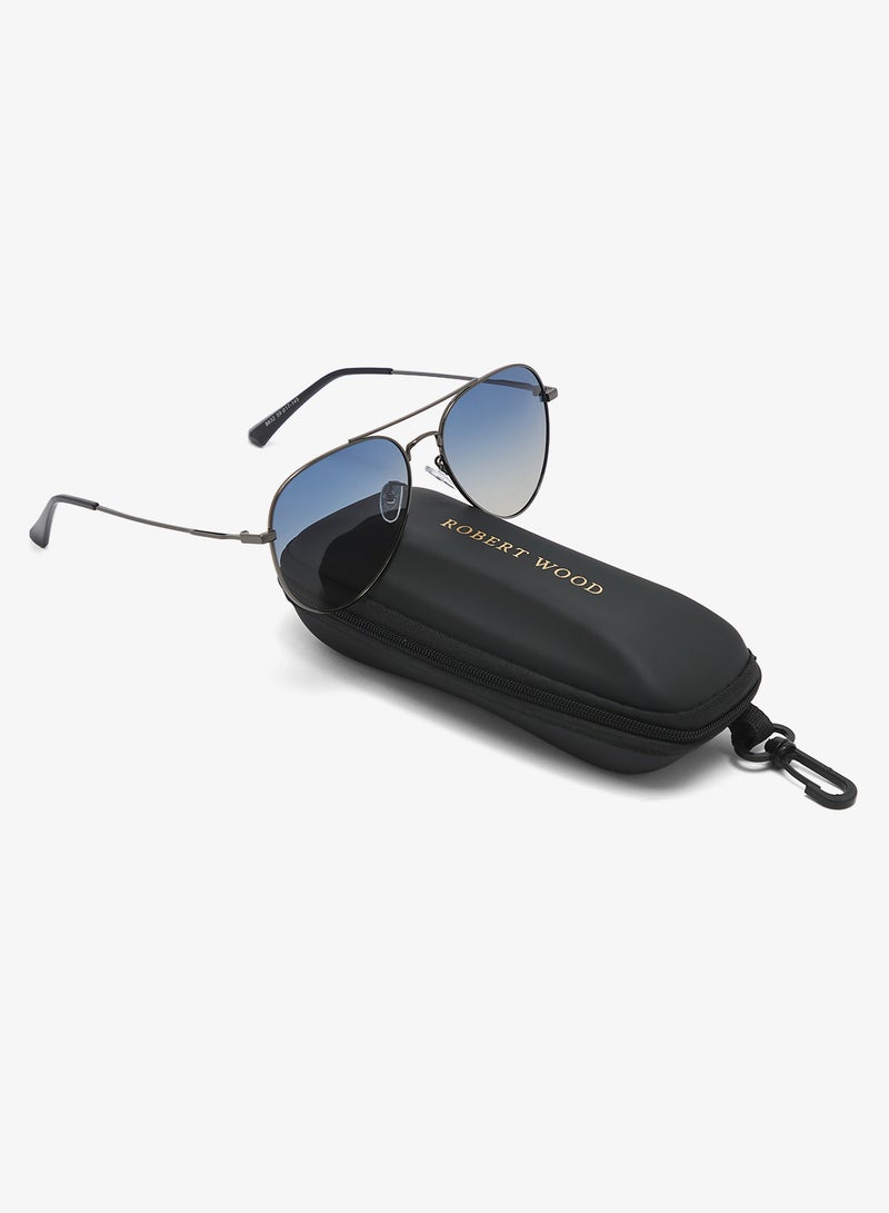 Robert Wood Polarized Lens Aviator Sunglasses - Image 4