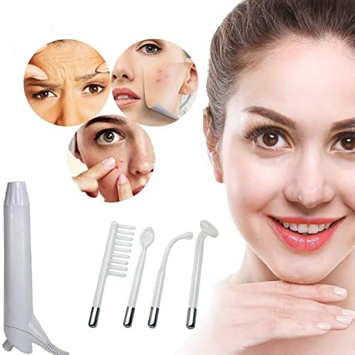 Veentus Portable Facial Machine For Face 4-in-1 | Acne Spot Treatment, Skin Tightening, Wrinkle & Puffiness Reduction, Dark Circles & Freckles High Frequency Wand - Image 5