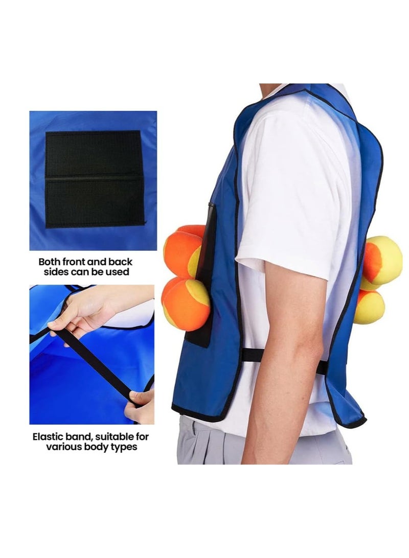 FengSVMA Ultimate Dodgeball Tag Game for Kids and Adults - Sticky Vests Set for Indoor and Outside, Throwing Target Game (2 Sticky Target Vests, 10 Cotton Balls) - Image 3