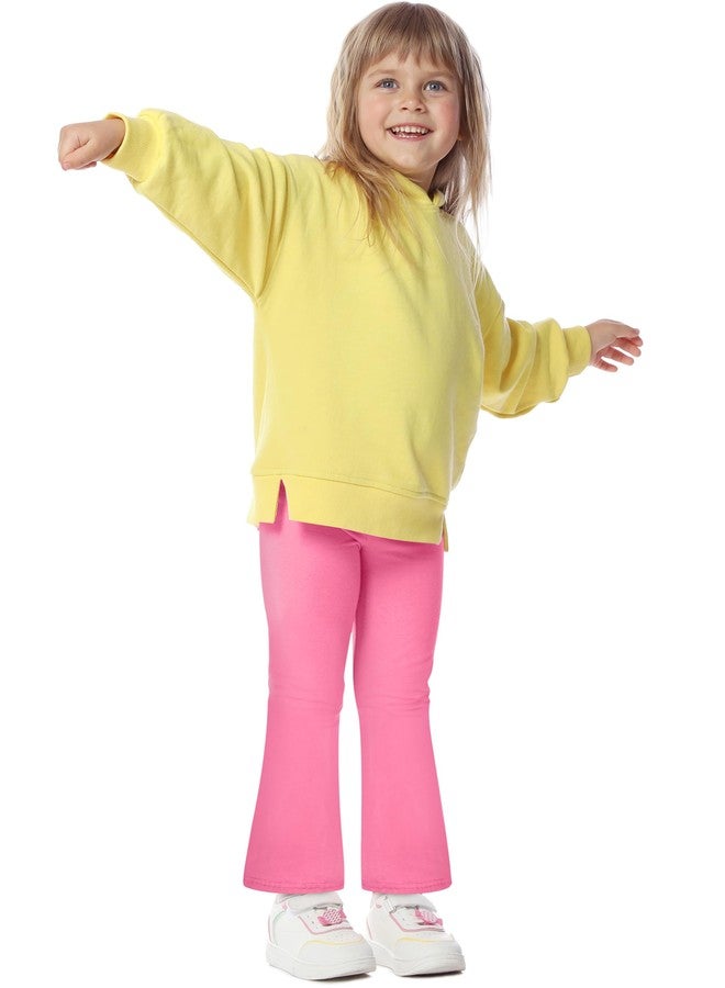 FEQO 5 Pack Toddler Girl Flare Pants Baby Girl Cotton Leggings Bell Bottoms, 2T - Image 5