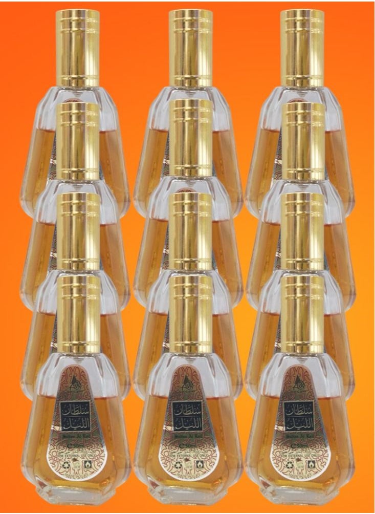 Sultan 12 Pieces Sultan Al Lail Perfume EDP 50ML 