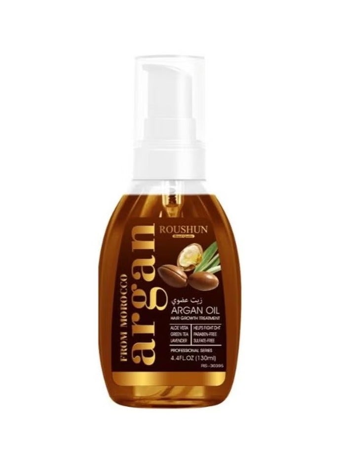 ROUSHUN 100% Pure Argan Oil for Hair Growth 130ml