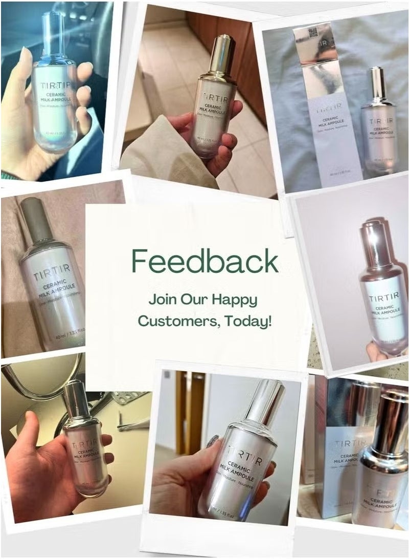 Tirtir Ceramic Milk Ampoule – Hydrating and Soothing Serum with Ceramides – 40ml - Image 3