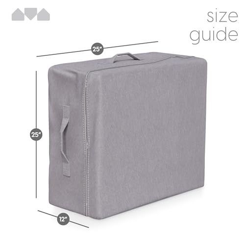 Milliard Carry Case for the Tri Folding Mattress Space Saver Single Size (75" x 25" x 4") (Mattress NOT Included) - Image 3