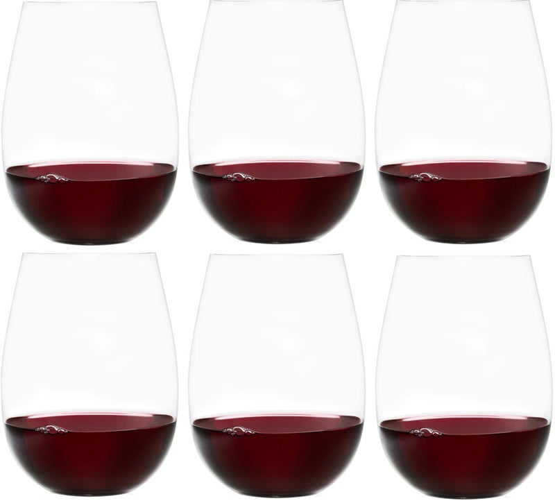 Ravenscroft Improved Design of Our 2017 New York Times Best Stemless Glass â€“ Set of 6 European-Made Stemless Wine Glasses, Reinforced Base for Added Stability & Premium Feel, Dishwasher-Safe, Lead-Free, 17â€¯oz. - Image 1
