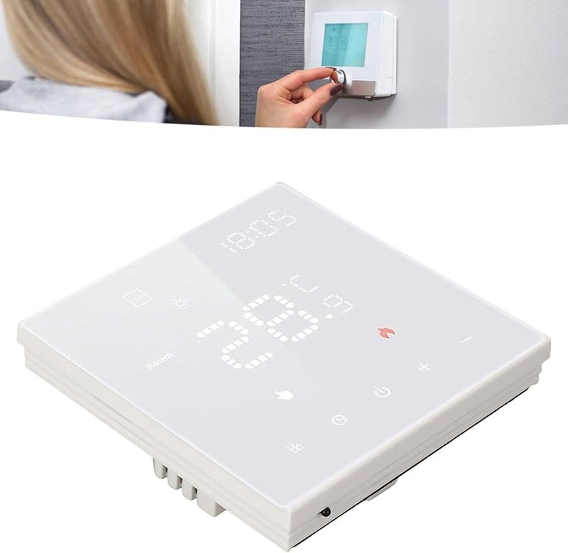 Programmable Smart Thermostat Touch Screen For Floor Heating 100 250VAC 16A - Image 4