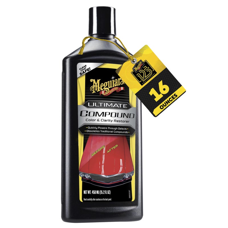 Meguiar's Meguiars Ultimate Compound ProGrade Car Scratch Remover Paint Correction Compound that Removes Defects While Adding Gloss and Shine Single Stage and Clear Coat Scratch Remove 152 Oz - Image 3