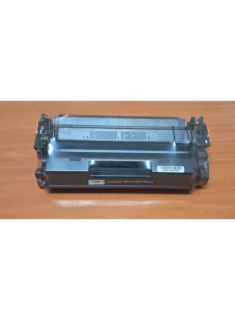 إنلايت خرطوشة حبرعالية الجودة متوافقة مع  CF226A (26A) / CRG052 أسود لطابعات HP LaserJet Pro و Canon i-SENSYS - Image 4