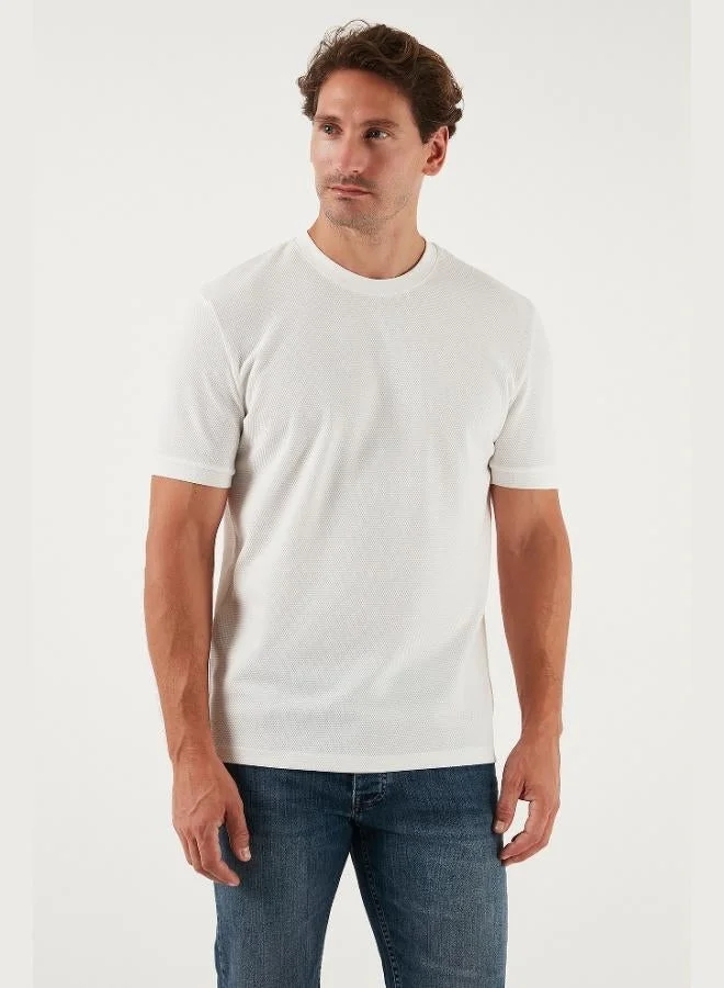 Buratti  Buratti Stretch Cotton Slim Fit Crew Neck T Shirt Men's T-Shirt 5902639 for Men | Best Price UAE