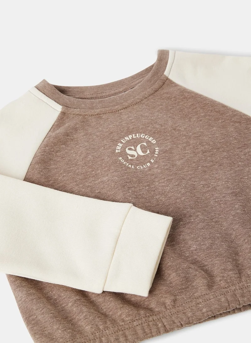 ONLY Girls Basic Long Sleeve Sweatshirt