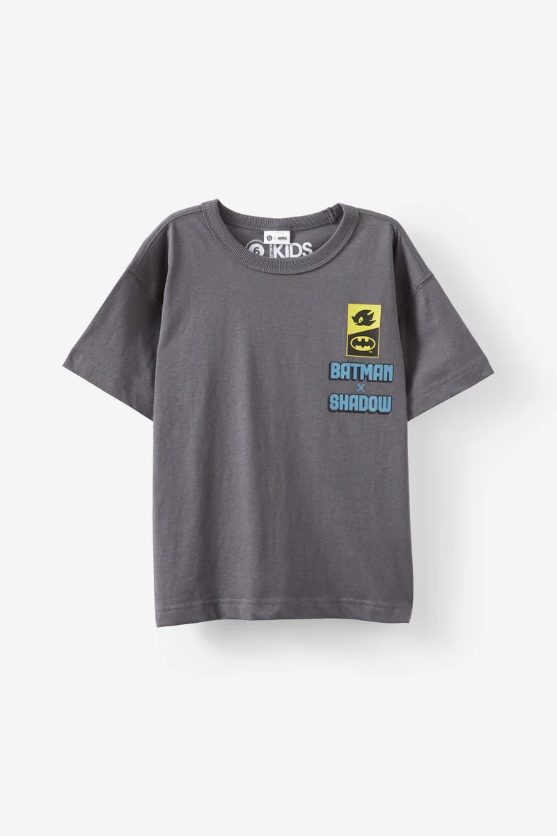 Cotton On Sonic x DC Comics Drop Shoulder Short Sleeve Tee
