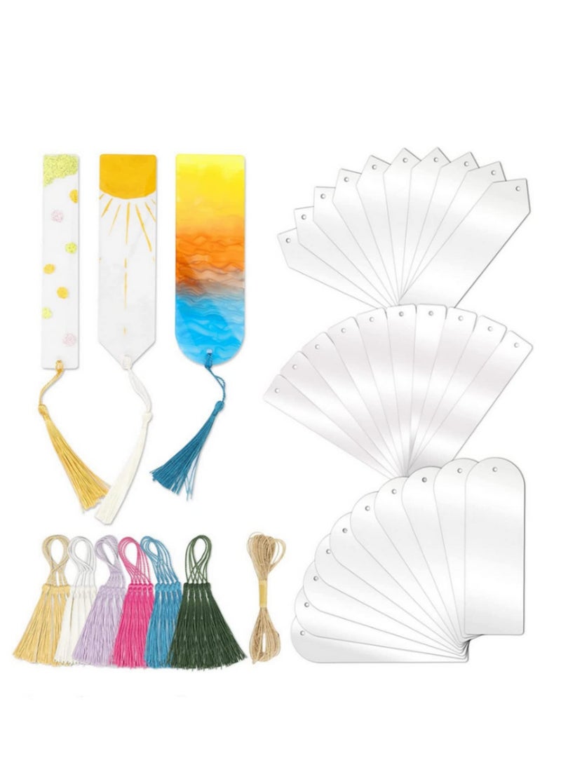 الاكريليك المرجعية 3 شكل شرابة لون ديكو ديي المرجعية هدية التسمية لعشاق كتب الأطفال - Image 1