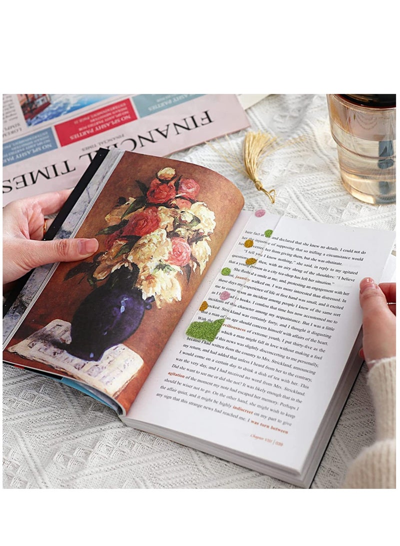 الاكريليك المرجعية 3 شكل شرابة لون ديكو ديي المرجعية هدية التسمية لعشاق كتب الأطفال - Image 4