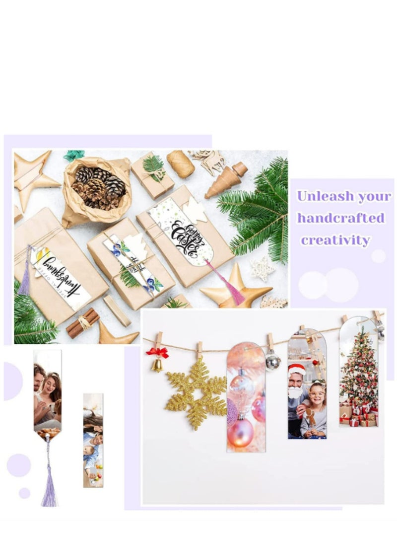 الاكريليك المرجعية 3 شكل شرابة لون ديكو ديي المرجعية هدية التسمية لعشاق كتب الأطفال - Image 3