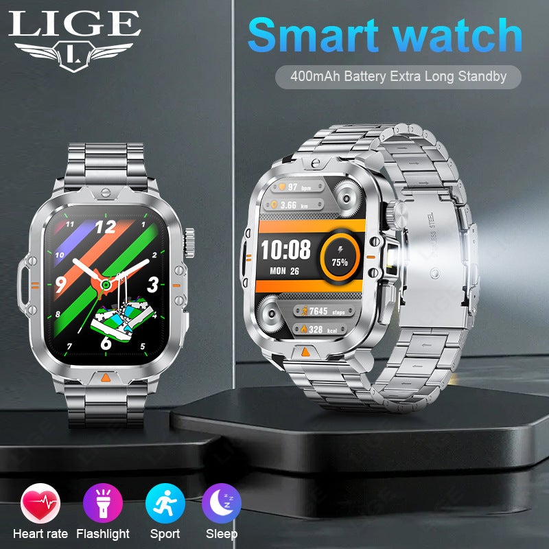 Lige/ Special For New V17 Smart Watch Bluetooth Call Waterproof Heart Rate Sports Pecter Men'S Watch - Image 3