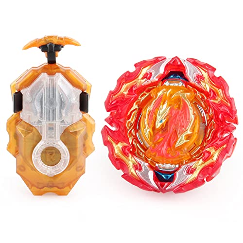 Esste Battling Tops Burst DB B191 Prominence Phoenix Tapered Universe with RightLeft Spin Bey Blades Launcher Gaming Top Spinning Toy Gift for Boys B19102 - Image 1