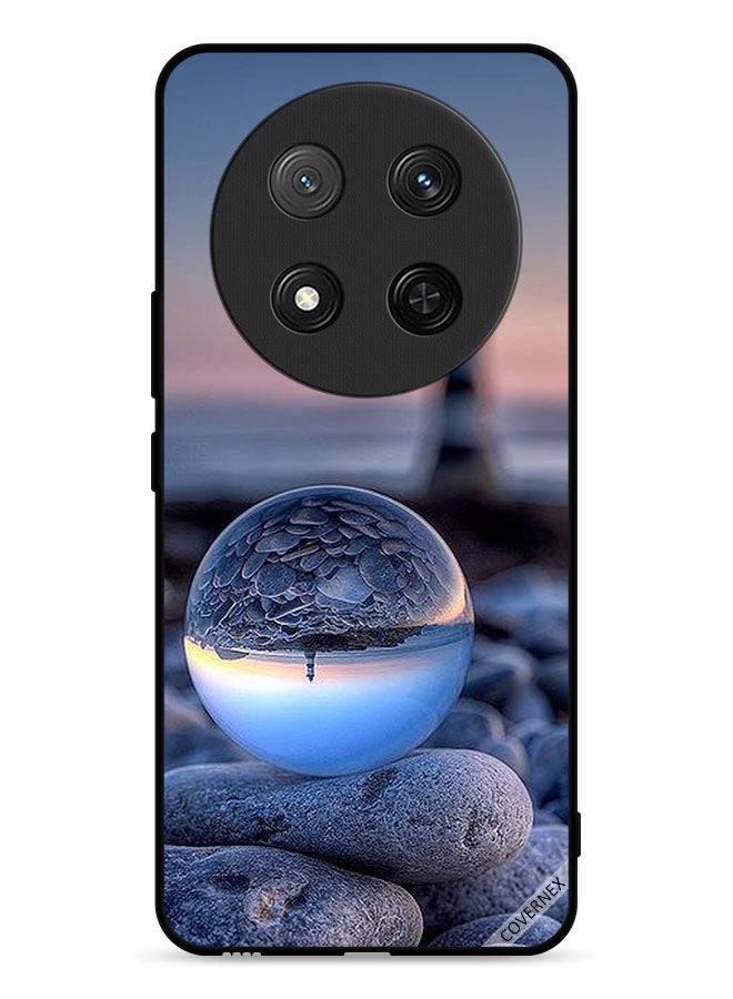 Covernex غطاء حماية لهاتف Honor X9c 5G بتصوير رائع للطبيعة في زجاج دائري - Image 1