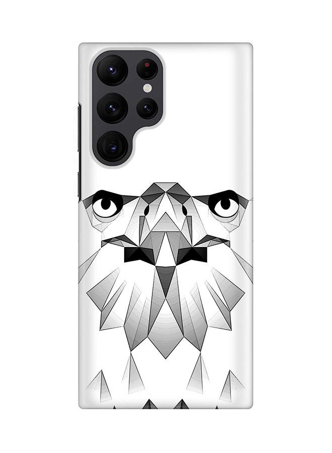 Stylizedd Case for Samsung Galaxy S22 Ultra 5G Snap Case Slim Snap Classic Series Shield Matte Finish Print - Poly Eagle - Image 1