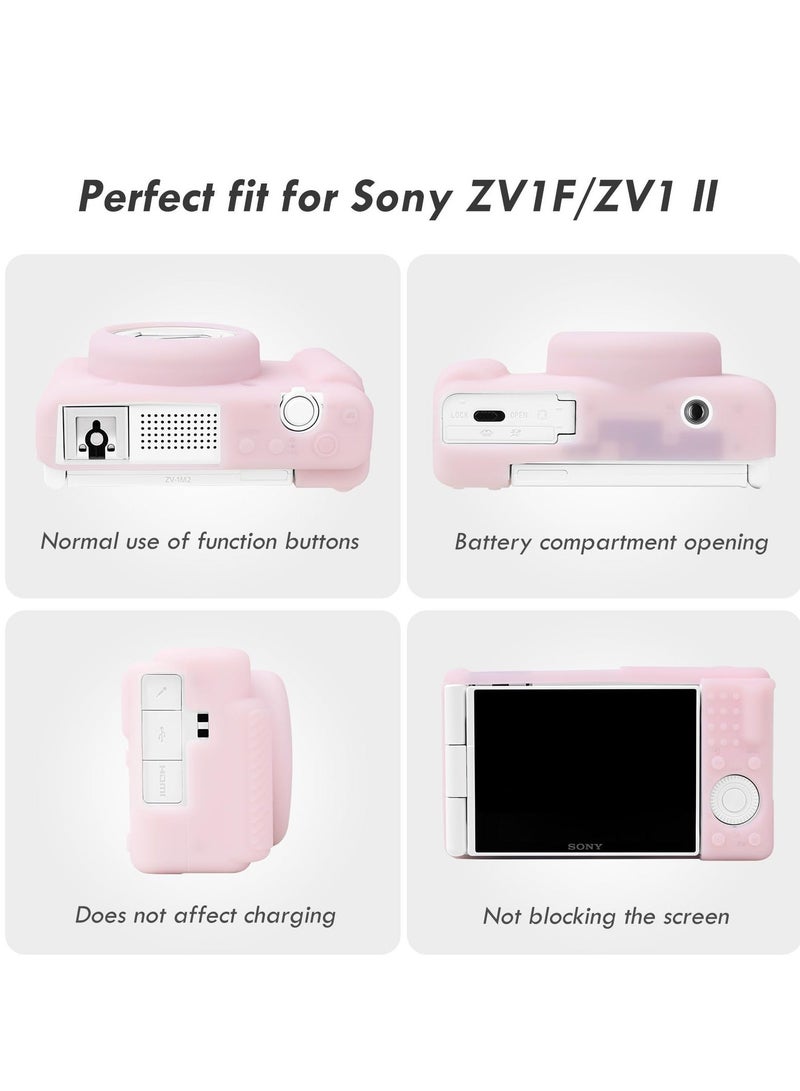 XiuWoo Soft Silicone Protective Case for Sony ZV-1F, ZV-1M2, ZV-1 Mark II Vlog Camera, Lightweight ZV1F Case, Durable Cover Camera Protection - Image 3