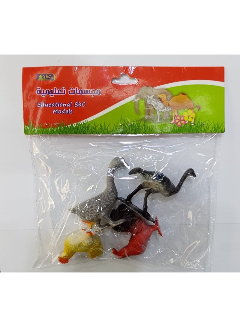 SBC Small Plastic Farmyard Animals for Play or Display. Chickens,Ducks - Image 2