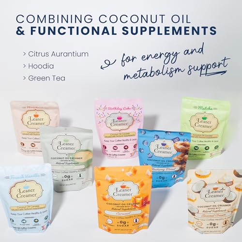 Leaner Creamer Coconut Creamer with Superfood Ingredients – Non-Dairy, Sugar-Free, Keto, Gluten-Free Powdered Coffee Creamer – French Vanilla – 280g - Image 5