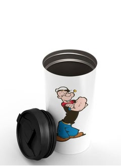 LIT Popeye Printed Stainless Steel Tumbler With Lid  - Image 2