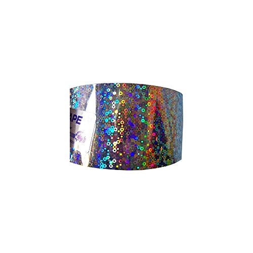 Bird-X Irri-Tape, Holographic Bird Scare Tape, Iridescent Foil Reflective Tape for Multi-Sensory Attack, Easy to Install, 2" W x 100' L - Image 1
