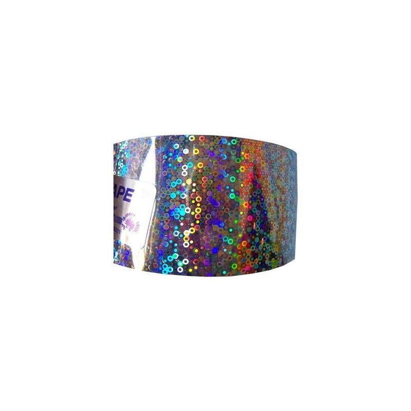 Bird-X Irri-Tape, Holographic Bird Scare Tape, Iridescent Foil Reflective Tape for Multi-Sensory Attack, Easy to Install, 2" W x 100' L - Image 3