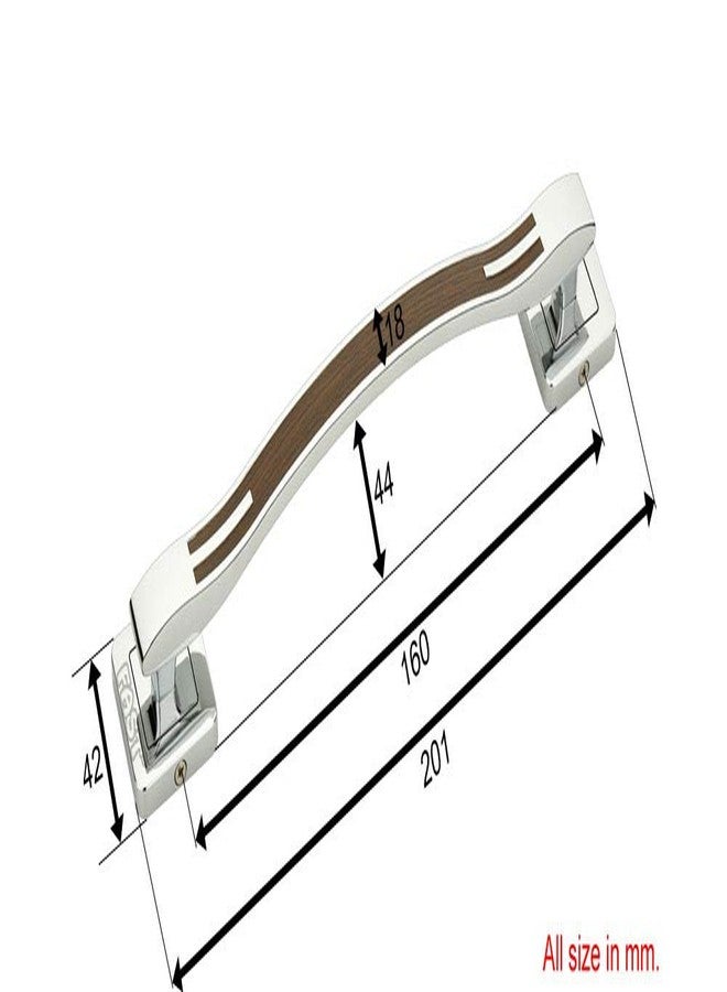 فاست مقبض باب FAST DH65 VENGI مقاس 8 بوصات (عبوة من قطعة واحدة) - Image 4