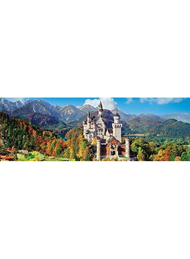 كلمينتوني بازل بانوراما نويشفانشتاين 1000 قطعة 98 × 33 سم مناسب لديكور المنزل بازل للكبار من 14 سنة - Image 2