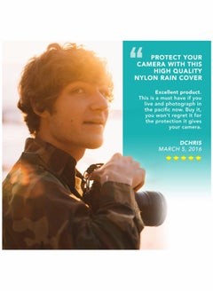 Y&D Professional Nylon Camera Rain Cover with Enclosed Hand Sleeves, Photo Accessories for Photography Gear  - Image 4