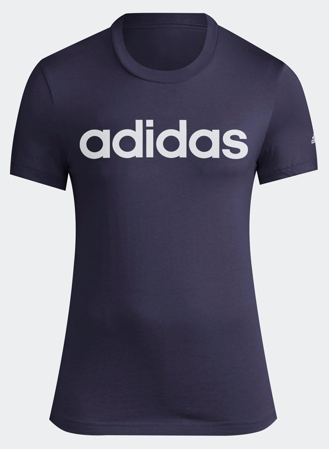 Adidas Essentials Slim Logo T-Shirt - Image 2