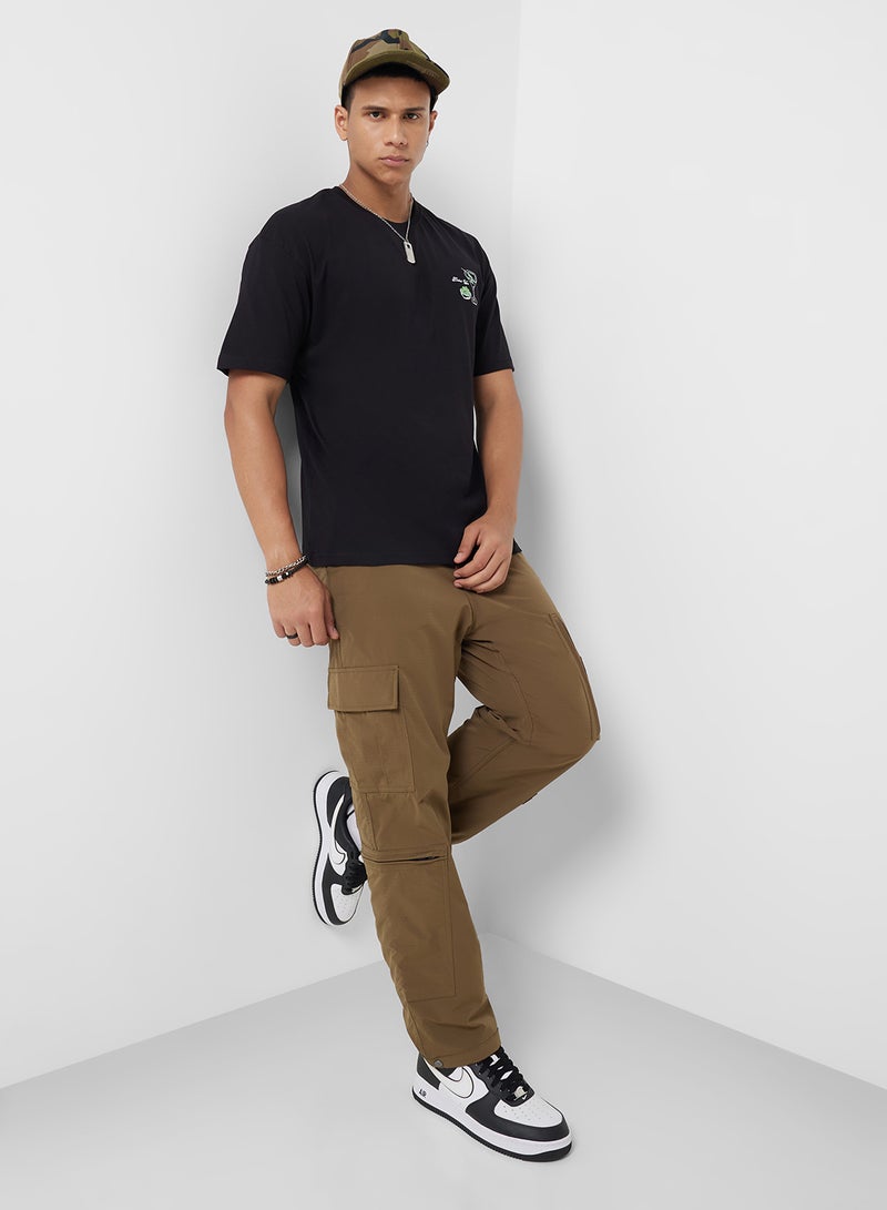 سفنتي فايف تيشيرت أوفر سايز برسومات - Image 4