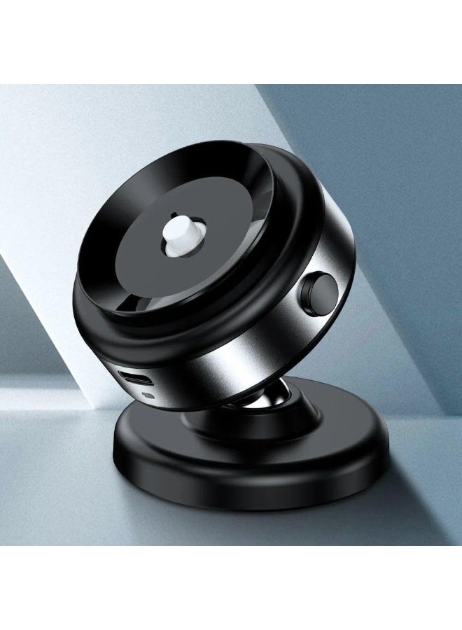 Vacuum Suction Phone Mount For Car Wireless Stand Magnetic Phone Holder For Car Black Rotation Magnetic Car Cell Phone Holder Suction Cup Car Phone Mount - Image 2