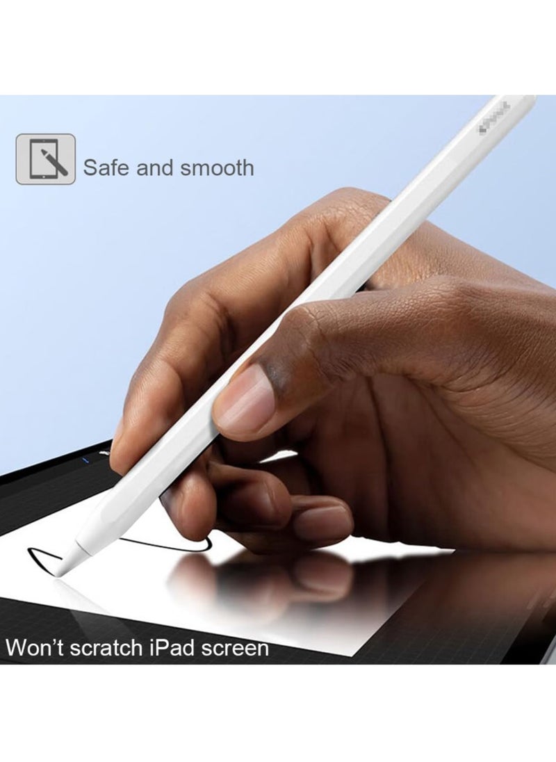 Replacement Tips for Apple Pencil 2nd Gen/1st Gen/USB-C/Apple Pencil Pro,No Wear Out Apple Pencil Tips,Metal Pencil Nibs for Precise Control-Pen Like 0.78mm Longer Tips for iPad Pencil-(4 Pack)  - Image 5